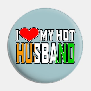 I Love My Hot Ivorian Husband Pin