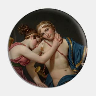 The Farewell of Telemachus and Eucharis by Jacques-Louis David Pin