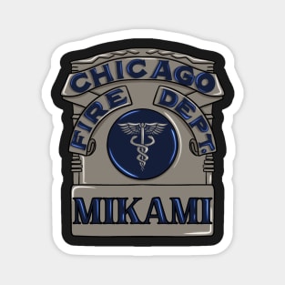 Violet Mikami | Chicago Fire Badge Magnet