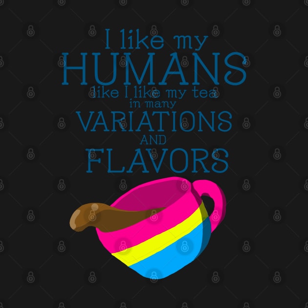 Pansexual Pride: Tea Time by UVGloPanda