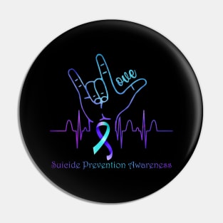 Love Suicide Prevention Awareness Pin