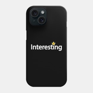 Interesting artistic text design Phone Case