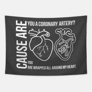 Are you a coronary artery?,Funny cardiologist jokes Tapestry