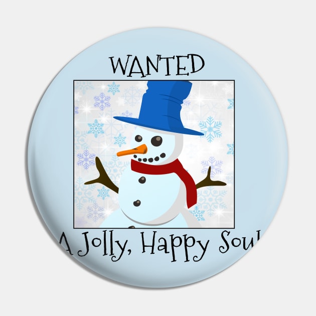 Wanted: Snowman Pin by masciajames