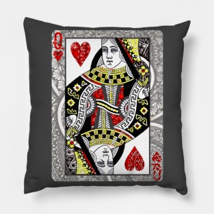 Queen of hearts Pillow