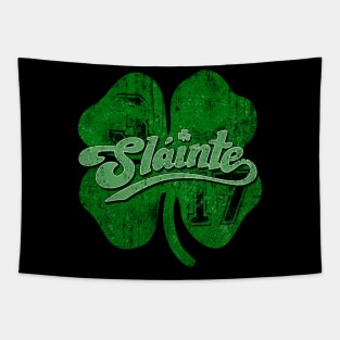 Vintage Slainte Cute Cheers Good Health Fun St Patricks Day Tapestry