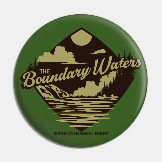 The Boundary Waters Pin by Pufahl