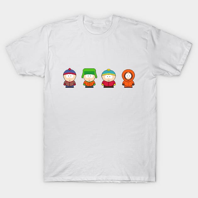 South Park Cartman, Kyle, Stan, and Kenny T-Shirt