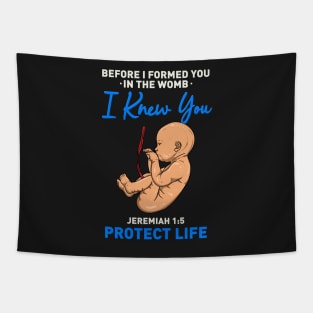 ANTI ABORTION: Before I Formed You Tapestry