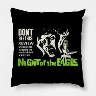 Night of the Eagle Cult Horror Movie Pillow