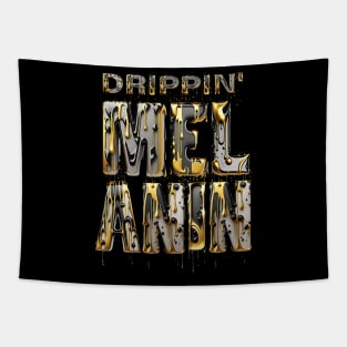 Drippin' Melanin Black Pride Afrocentric Gift Tapestry