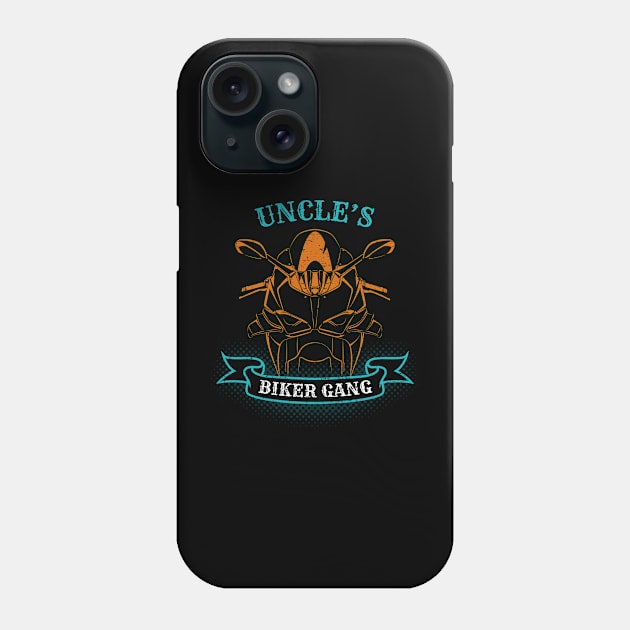 Uncle's Biker Gang Father's Day Phone Case by DwiRetnoArt99