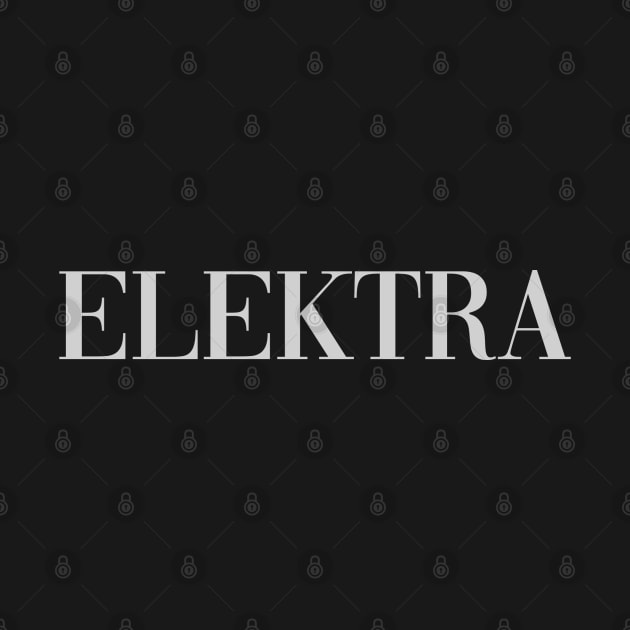 Elektra - Pose - Light Grey by deanbeckton