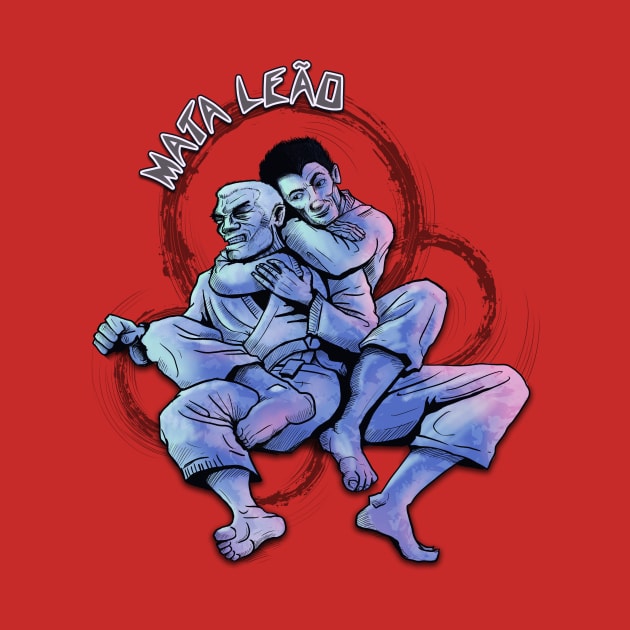 Mata Leão - LION KILLER- rear naked choke (RNC) chokehold martial arts chokehold by IceTees