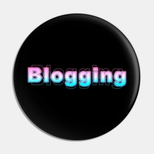 Blogging Pin