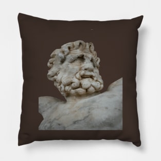 The Torment Of Prometheus Greek Statue Vector Art Pillow