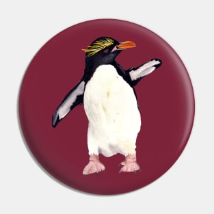 Macaroni Penguin Pin