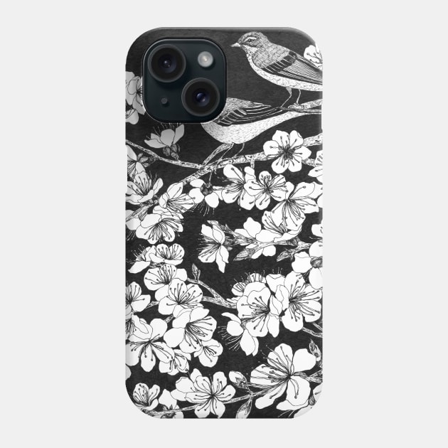 Midnight Song Phone Case by aleksandra_kabakova