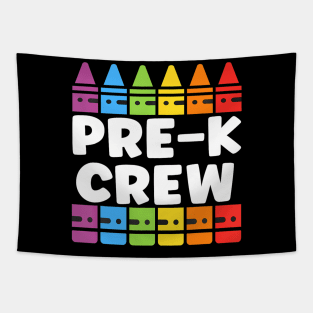 Preschool Crew Pre K Tribe Back To School Teacher Student Tapestry