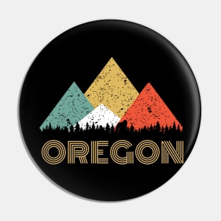 Secret Sasquatch - Retro Oregon Hiding Bigfoot Believer Pin