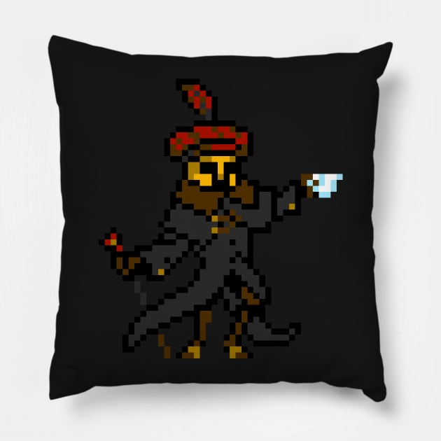 Mr. Hat Pillow by TheMeowstache