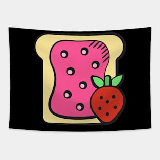 Strawberry Jam Bread Tapestry