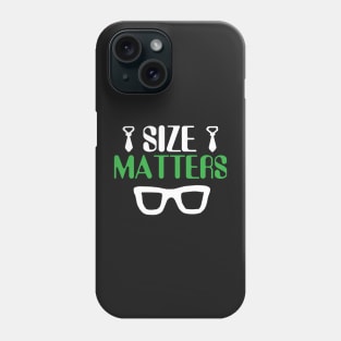 SIZE MATTERS - TSHIRT DESIGN - MINIMALIST Phone Case