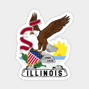 SEAL OF ILLINOIS Magnet