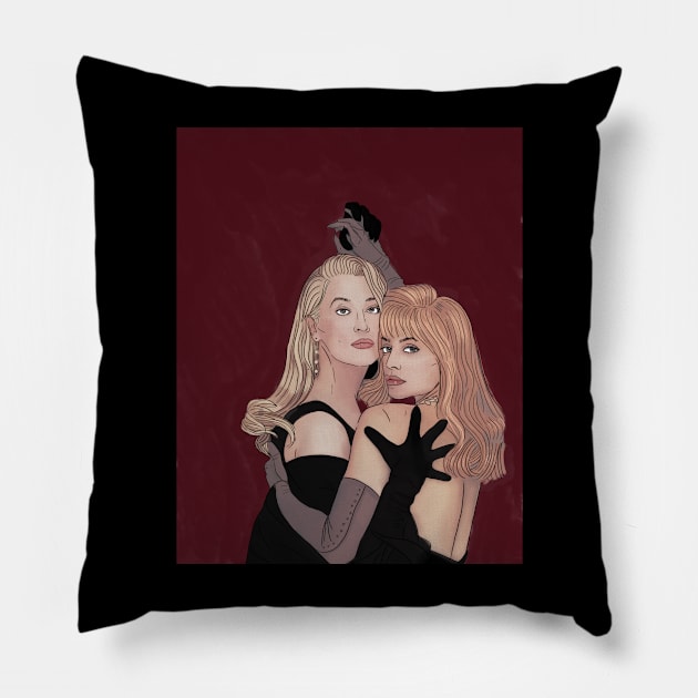 death becomes her Pillow by Sue Cranberry