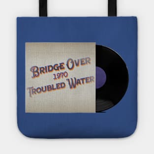 RETRO VINYL OVER BRIDGE 1970 Tote