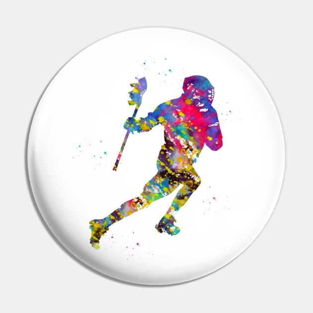 Lacrosse player Pin by erzebeth