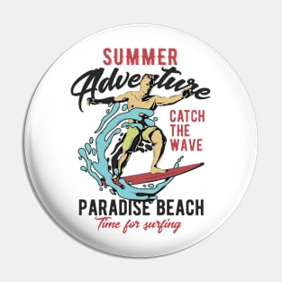 Summer adventure paradise beach Pin