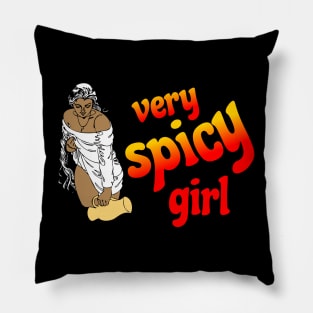 Very spicy girl, super hot girl Pillow