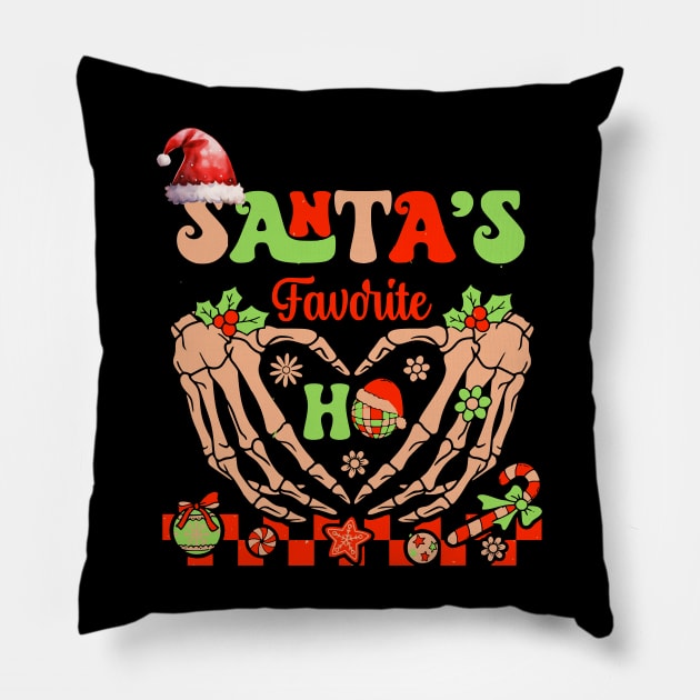 Santas Favorite Ho Pillow by VisionDesigner