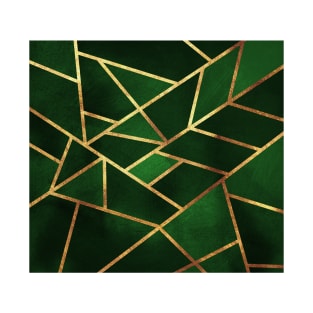 Green Gold Geometric T-Shirt