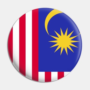 Malaysia Flag Emblem Pin