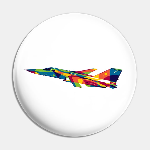 F-111 Aadvark Pin by wpaprint