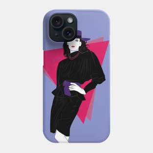 Classy Lady 80s Patrick Nagel Phone Case