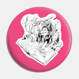 The Spell Book Pin