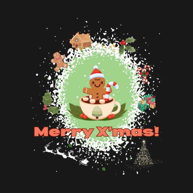 Run, run, fast as you can, it's gingerbread man! by Tee Trendz