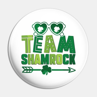 Team shamrock Pin