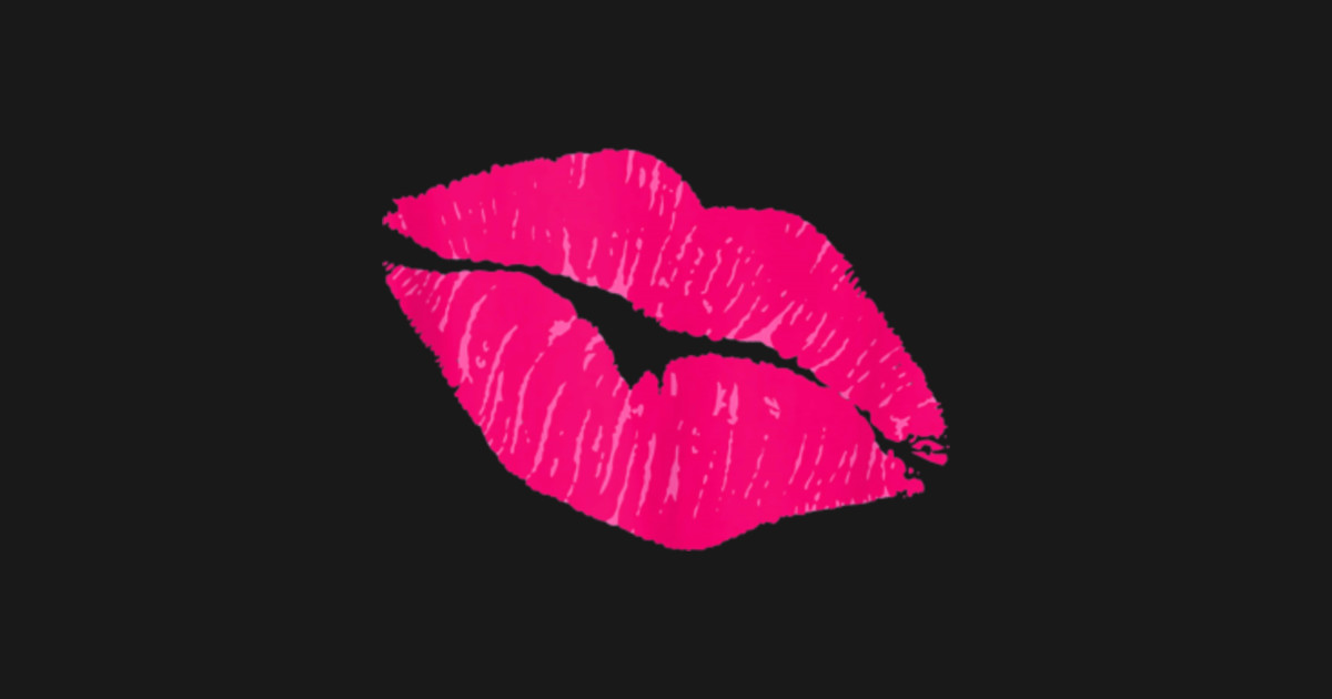 Sexy Pink Lips Lipstick Girl Kiss Cosmetic Beauty T Shirt