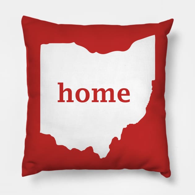 Ohio Home Pillow by TBM Christopher