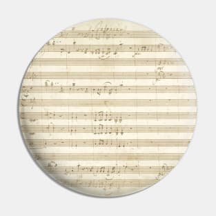 Mozart | Symphony 5 | Amadeus Mozart original manuscript score Pin