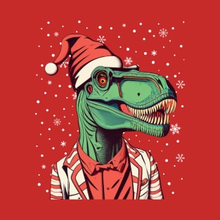 Christmas T-Rex T-Shirt