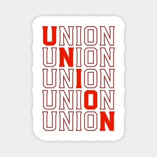 Minimalist Union Square Design: Classic Design for the Bold & United! Magnet