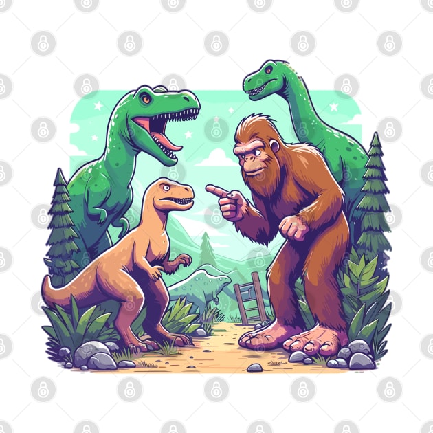 Bigfoot's Dinosaur Adventure: A Prehistoric Playdate by WEARWORLD