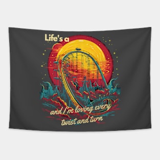 Rollercoaster of Emotions Tapestry