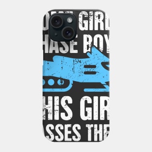 Some Girls Chase Boys - Funny Snowmobile Design Phone Case