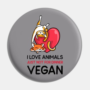 I love animals, just not for dinner Pin